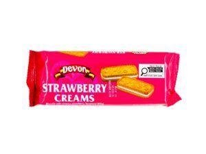 Devon Strawberry Creams Biscuit