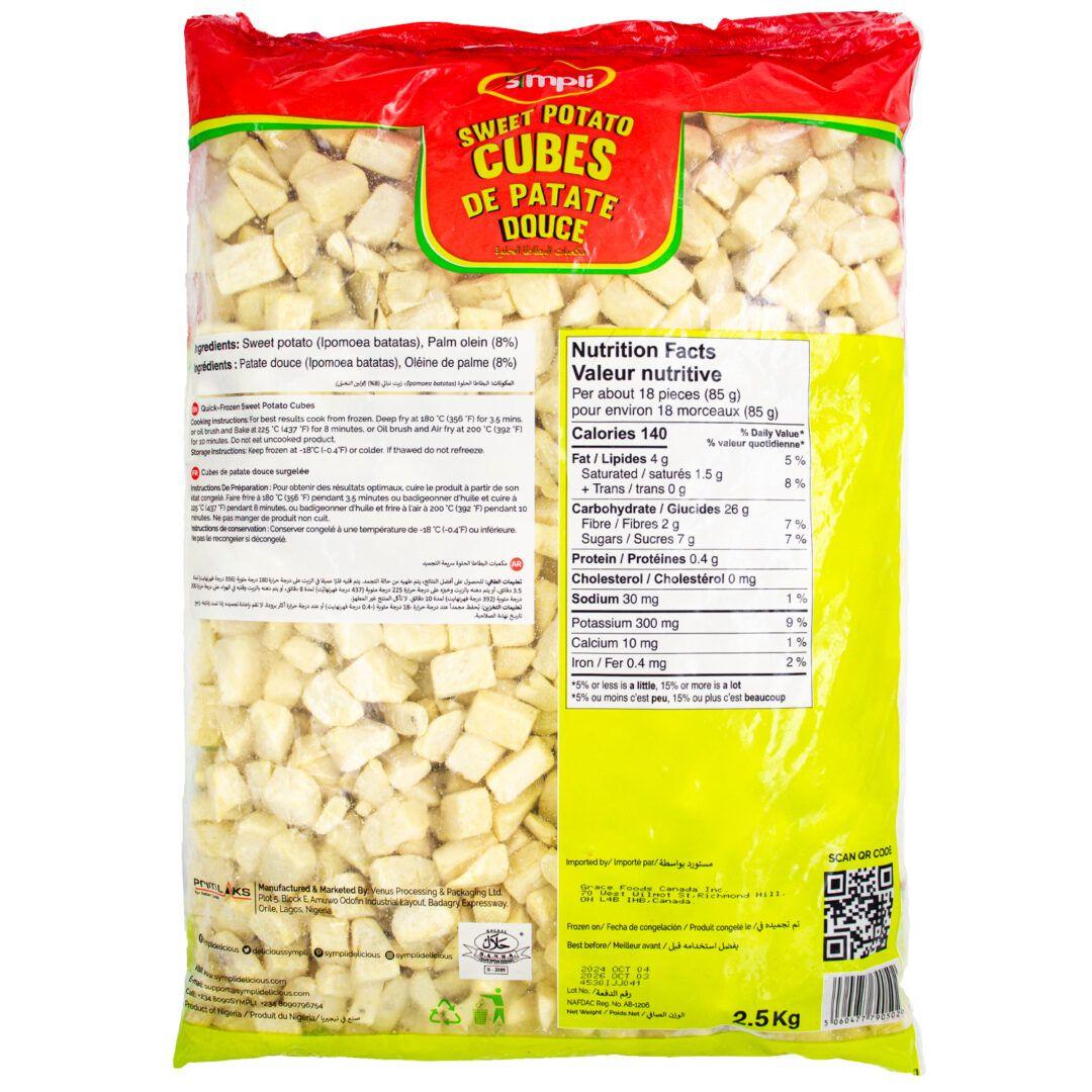 Sympli Sweet Potato Cubes