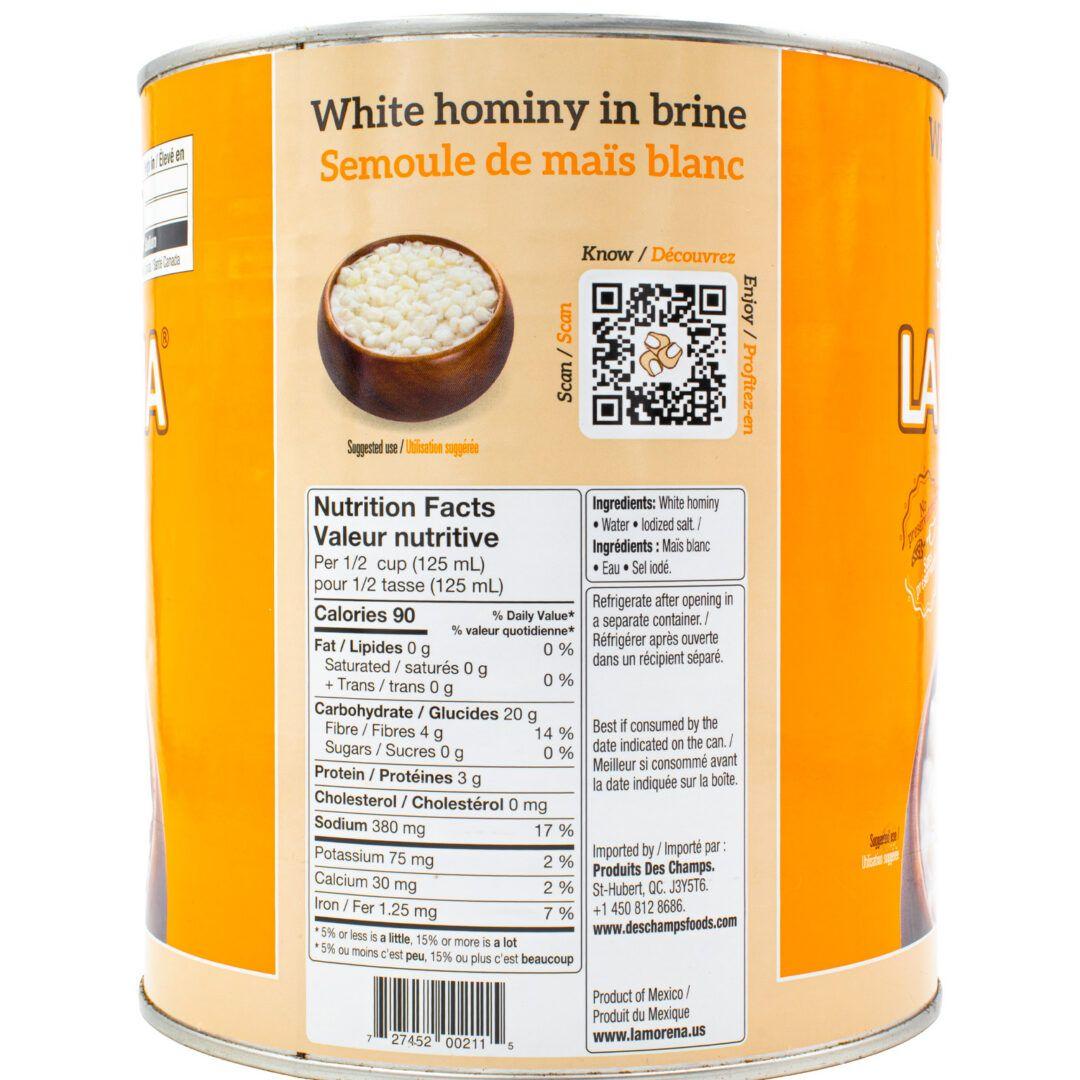 La Morena White Hominy