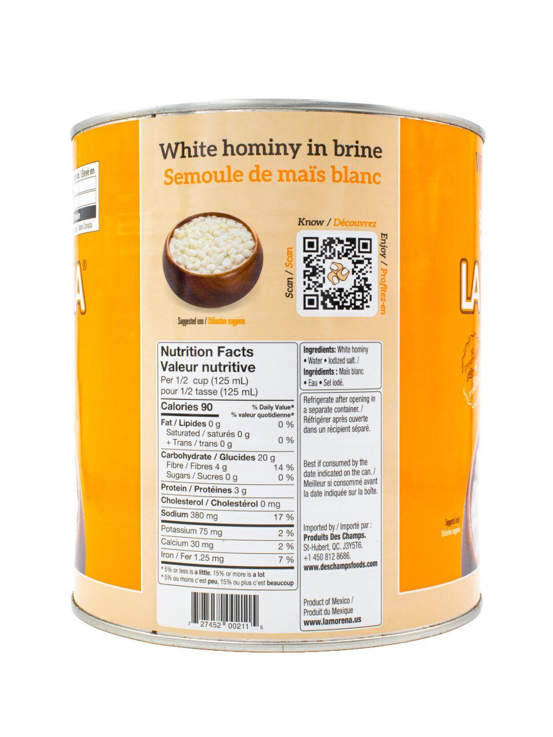 La Morena White Hominy