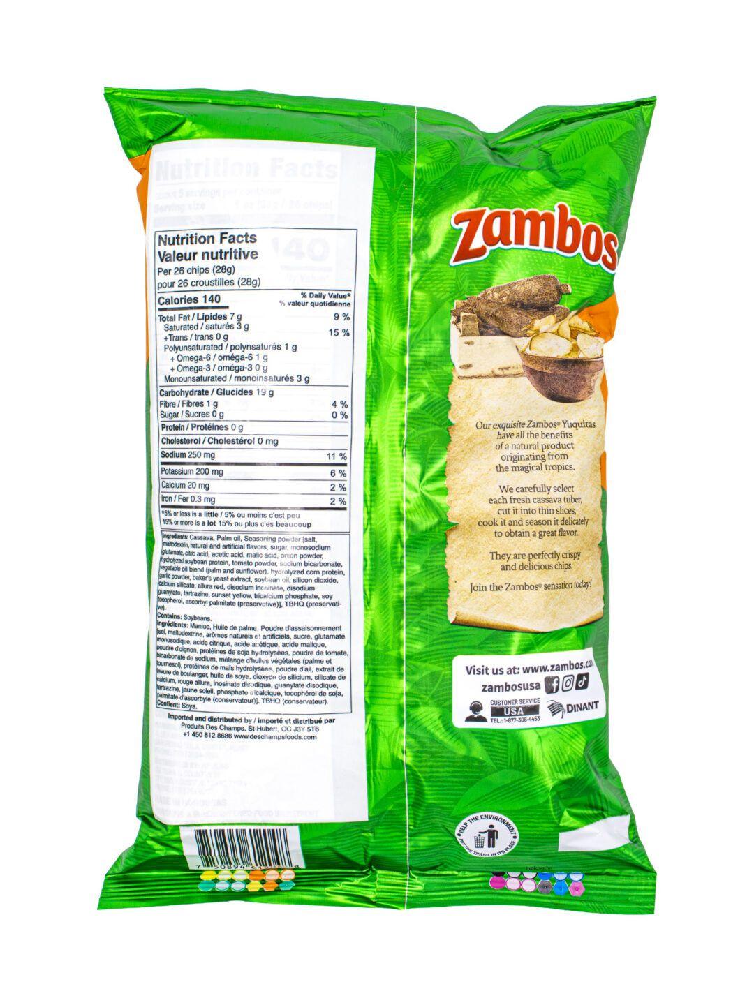 Yummies Zambos Cassava Chile Toreado