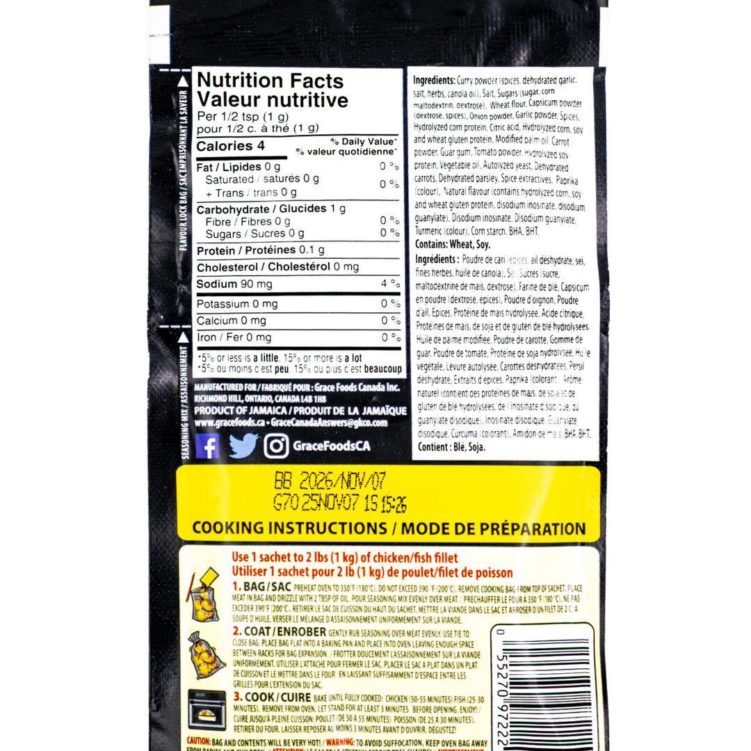 Grace Bag N Cook Caribbean Curry