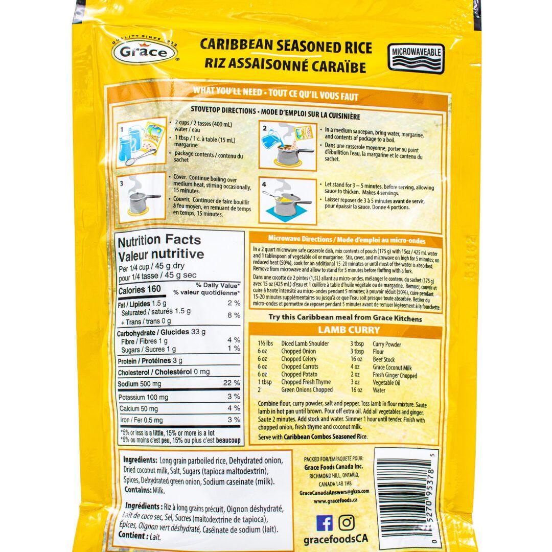 Grace Caribbean Seasoned Rice