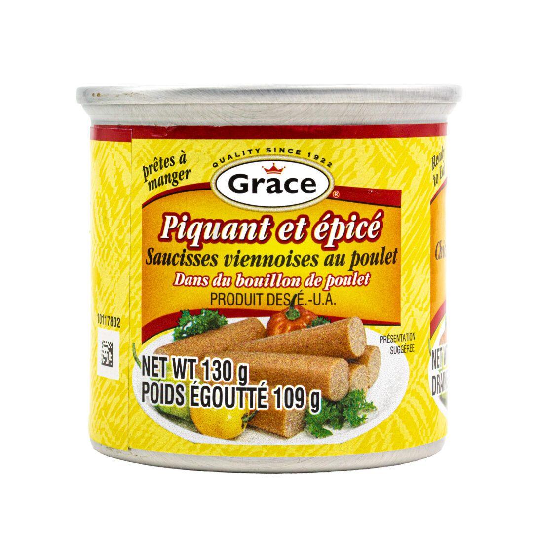 Grace Chicken Vienna Sausages Hot & Spicy