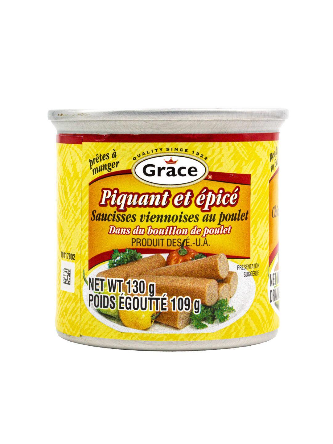 Grace Chicken Vienna Sausages Hot & Spicy