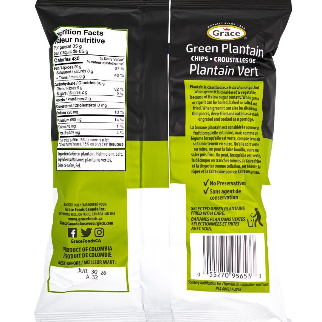 Grace Green Plantain Chips