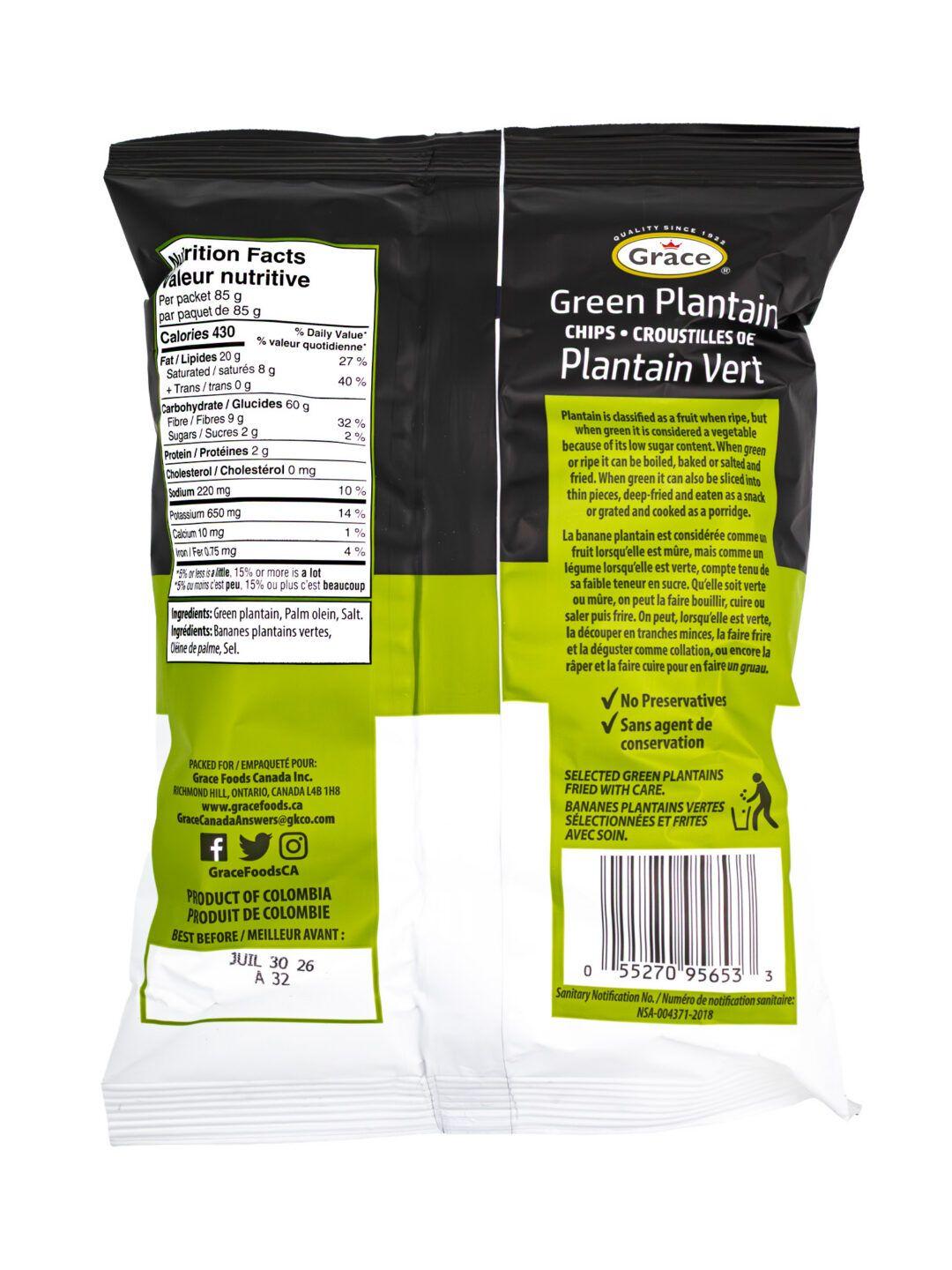 Grace Green Plantain Chips
