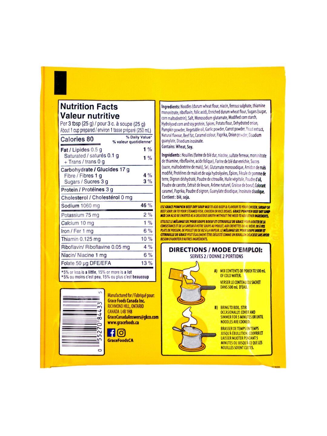 Grace Pumpkin Beef Soup Mix