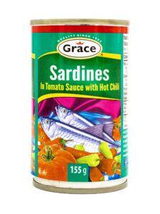 Grace Sardines in Tomato Sauce w/Hot Chili