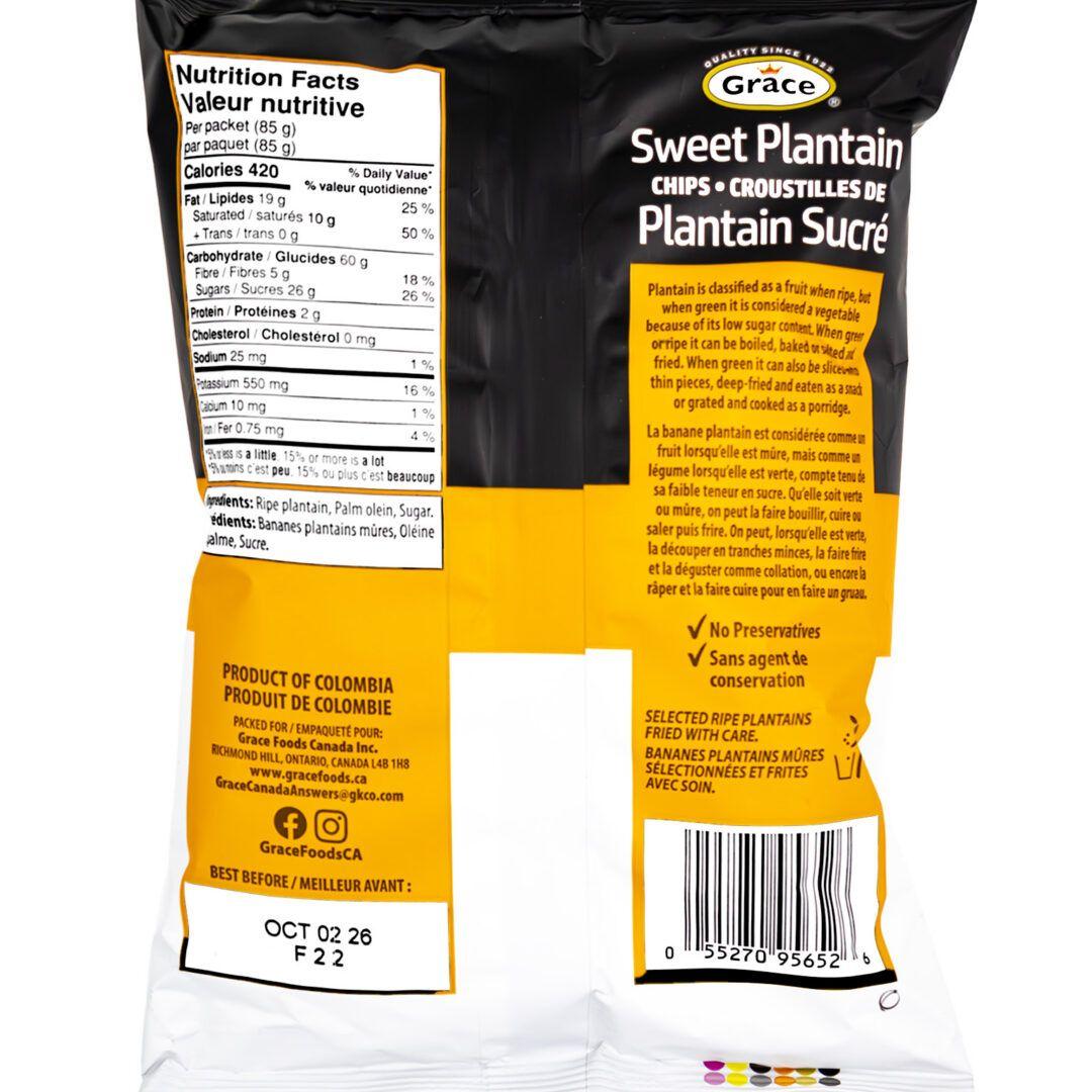 Grace Sweet Plantain Chips