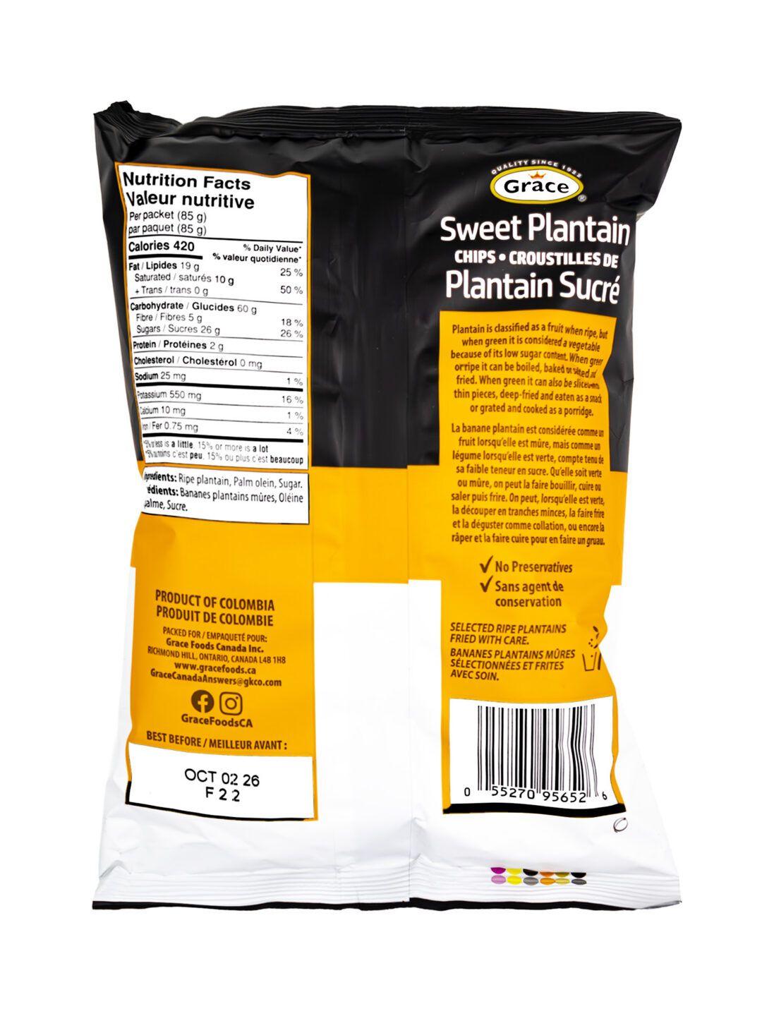 Grace Sweet Plantain Chips