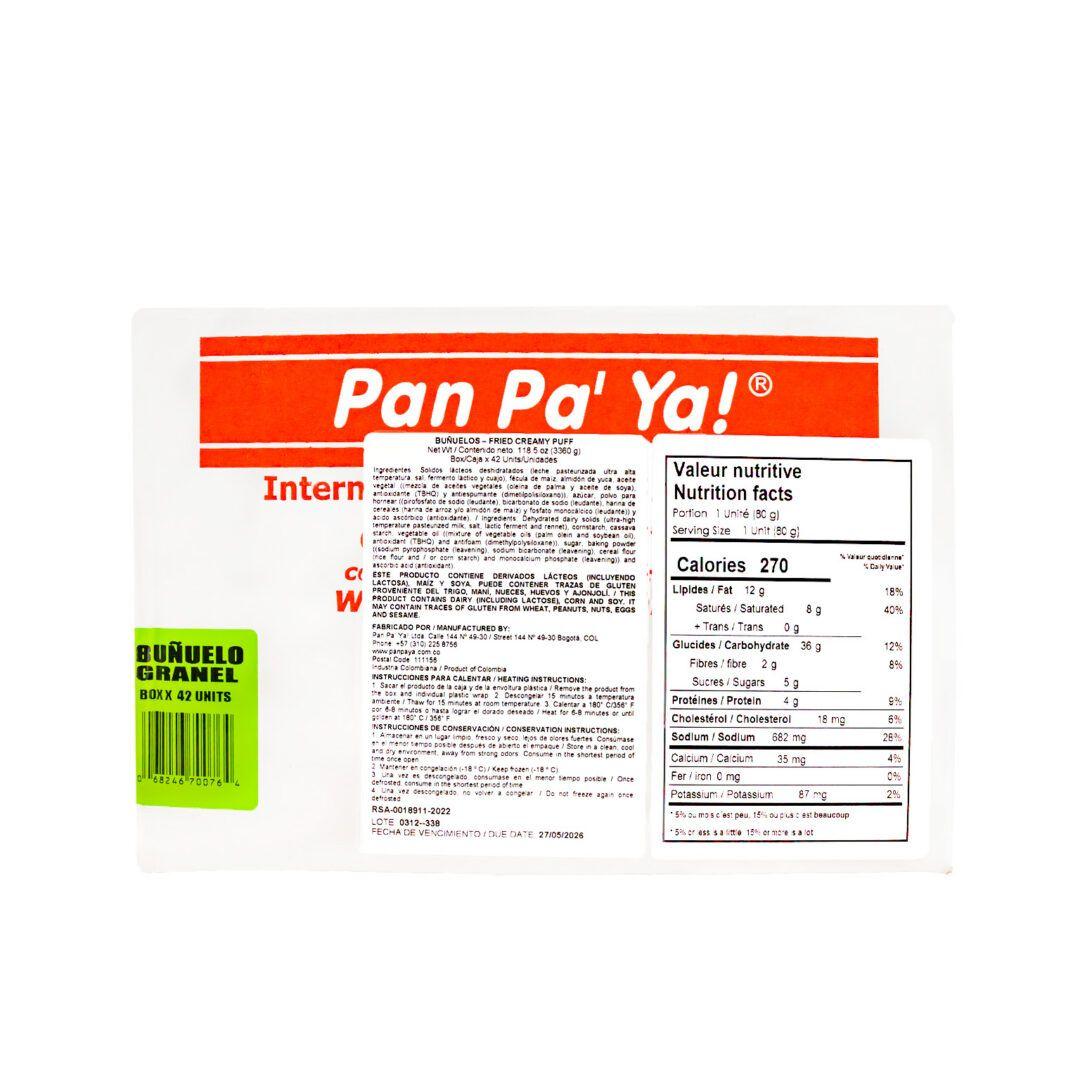 Pan Pa' Ya Frozen Bunuelos (INST)