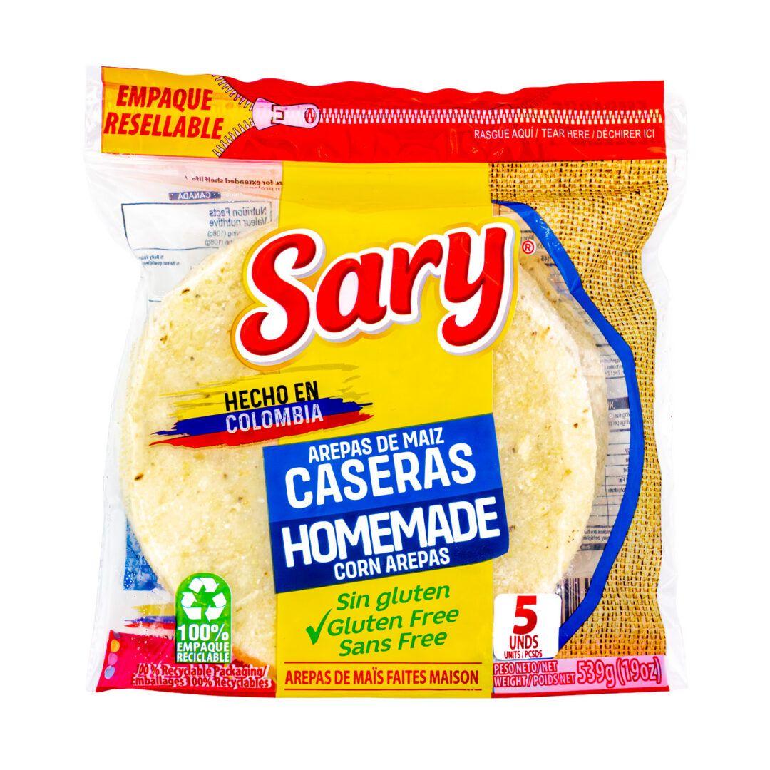 Sary Frozen Arepa de Maiz Blanco