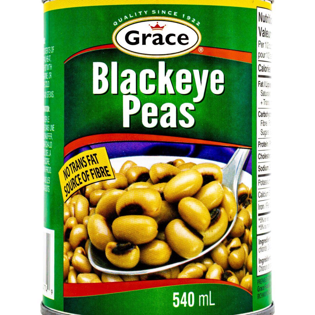 Grace Black Eye Peas Cans