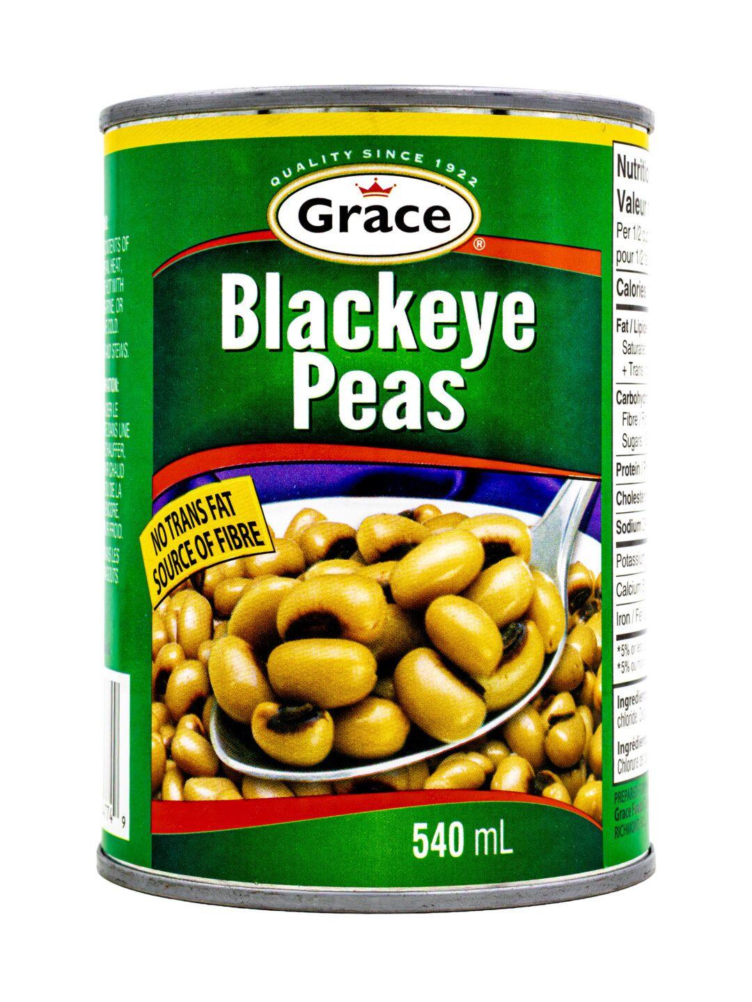 Grace Black Eye Peas Cans