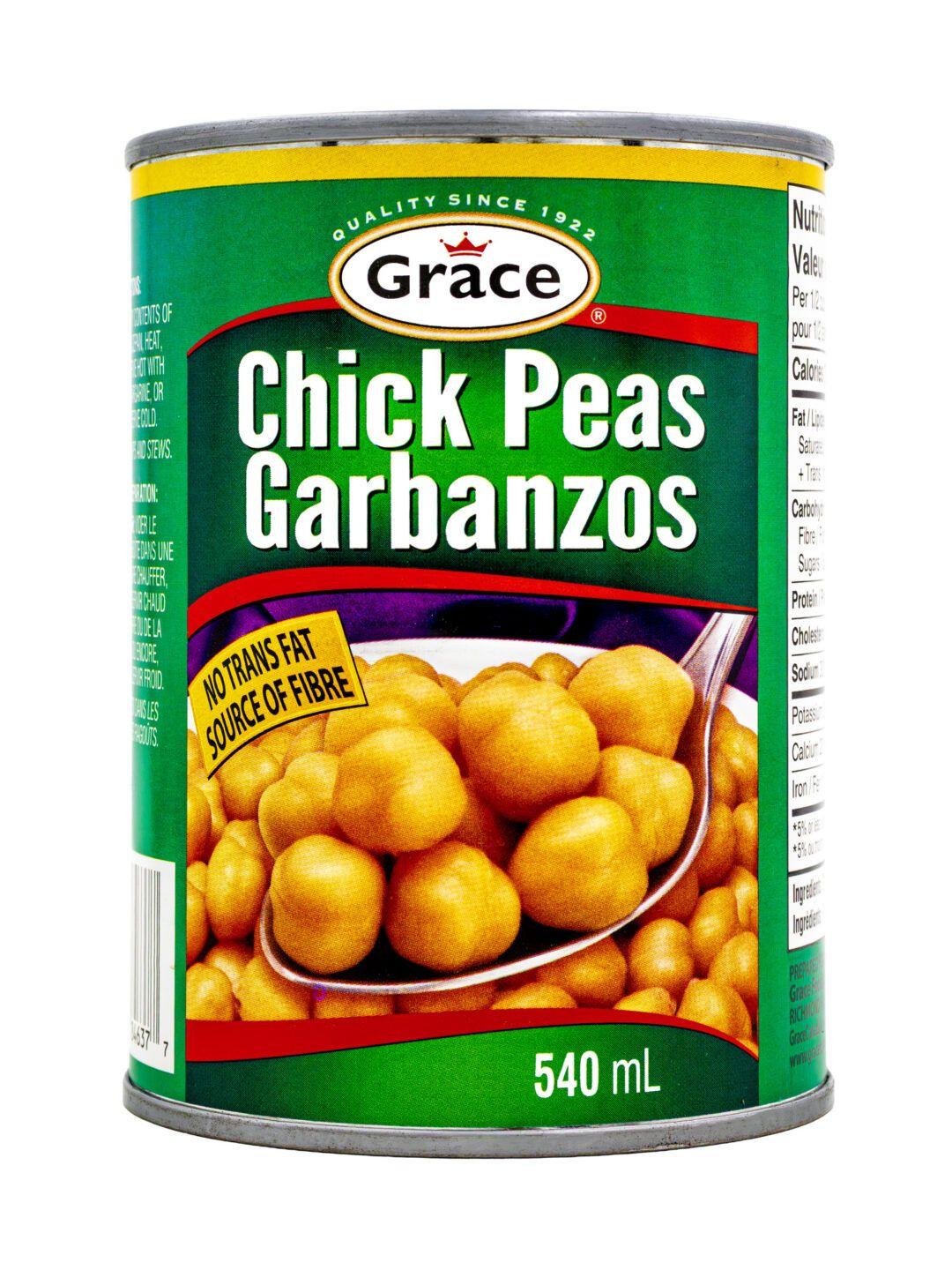 Grace Chick Peas Cans