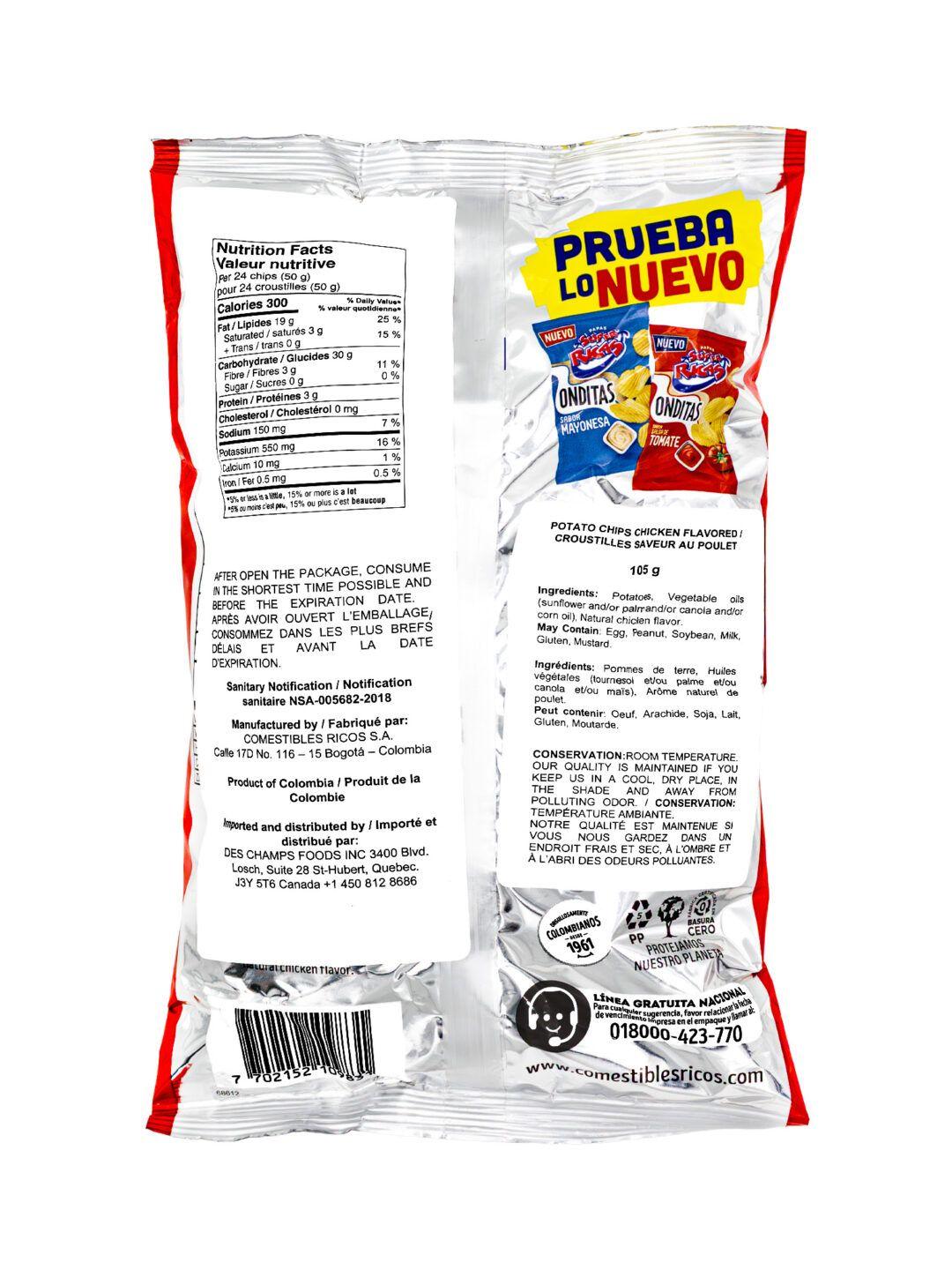 SuperRicas Mega Chicken Potato Chips