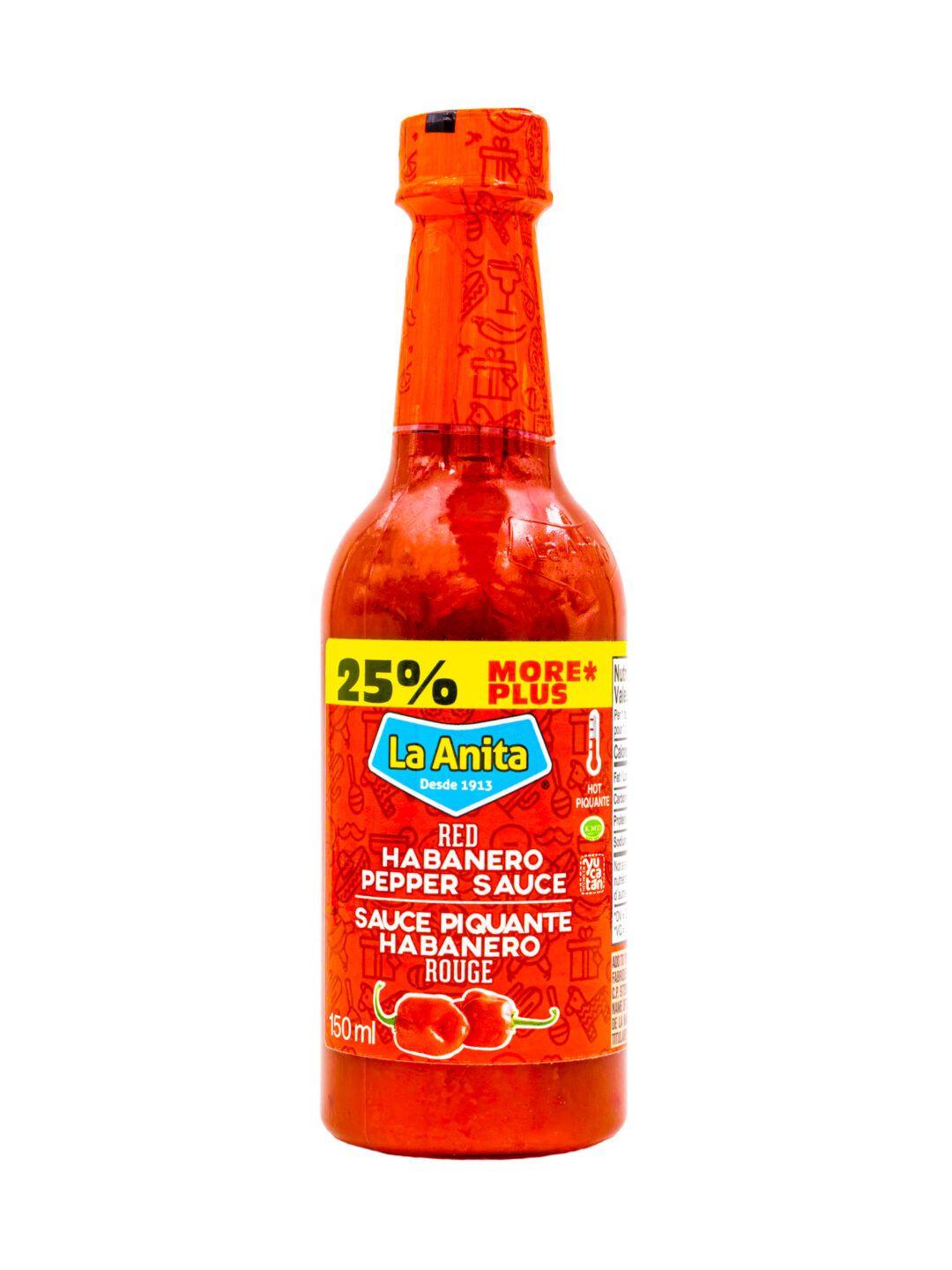 1128_Red_Habanero_1 La Anita Red Habanero Sauce