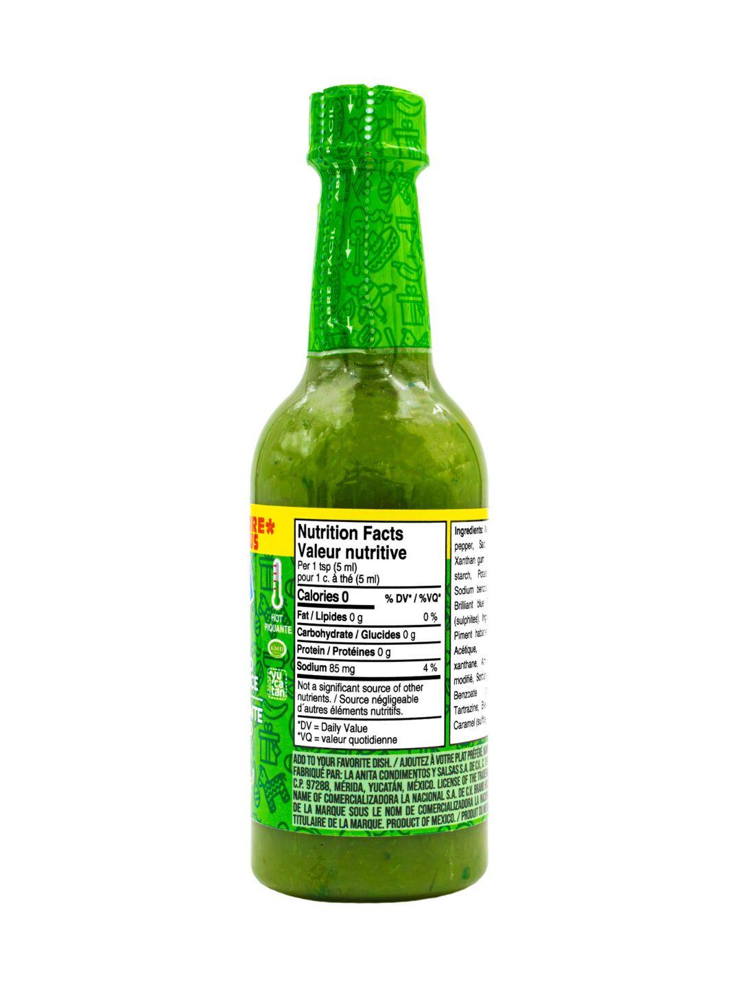 La Anita Green Habanero Sauce