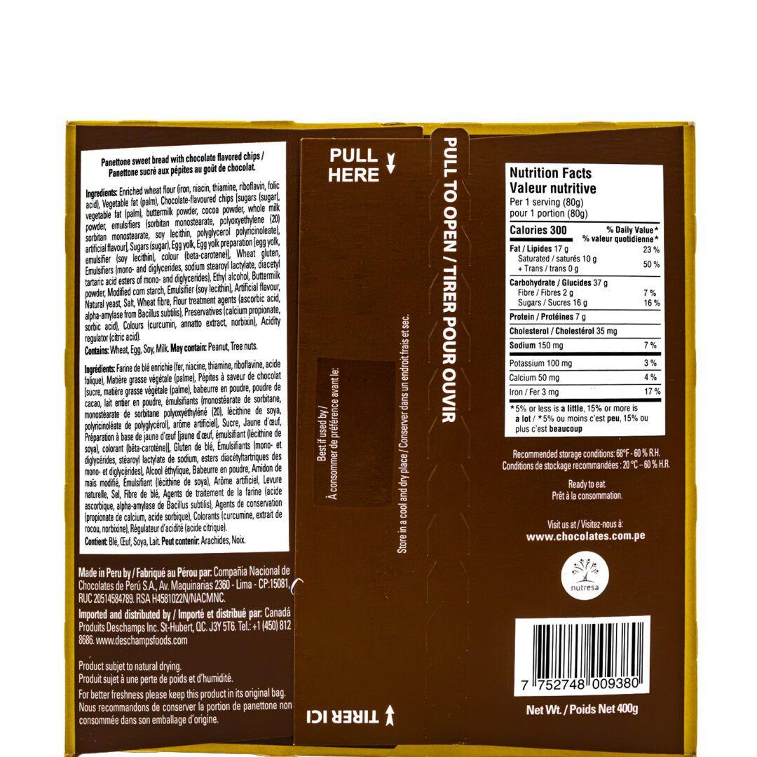 Winter's Panetton Choco Chispas