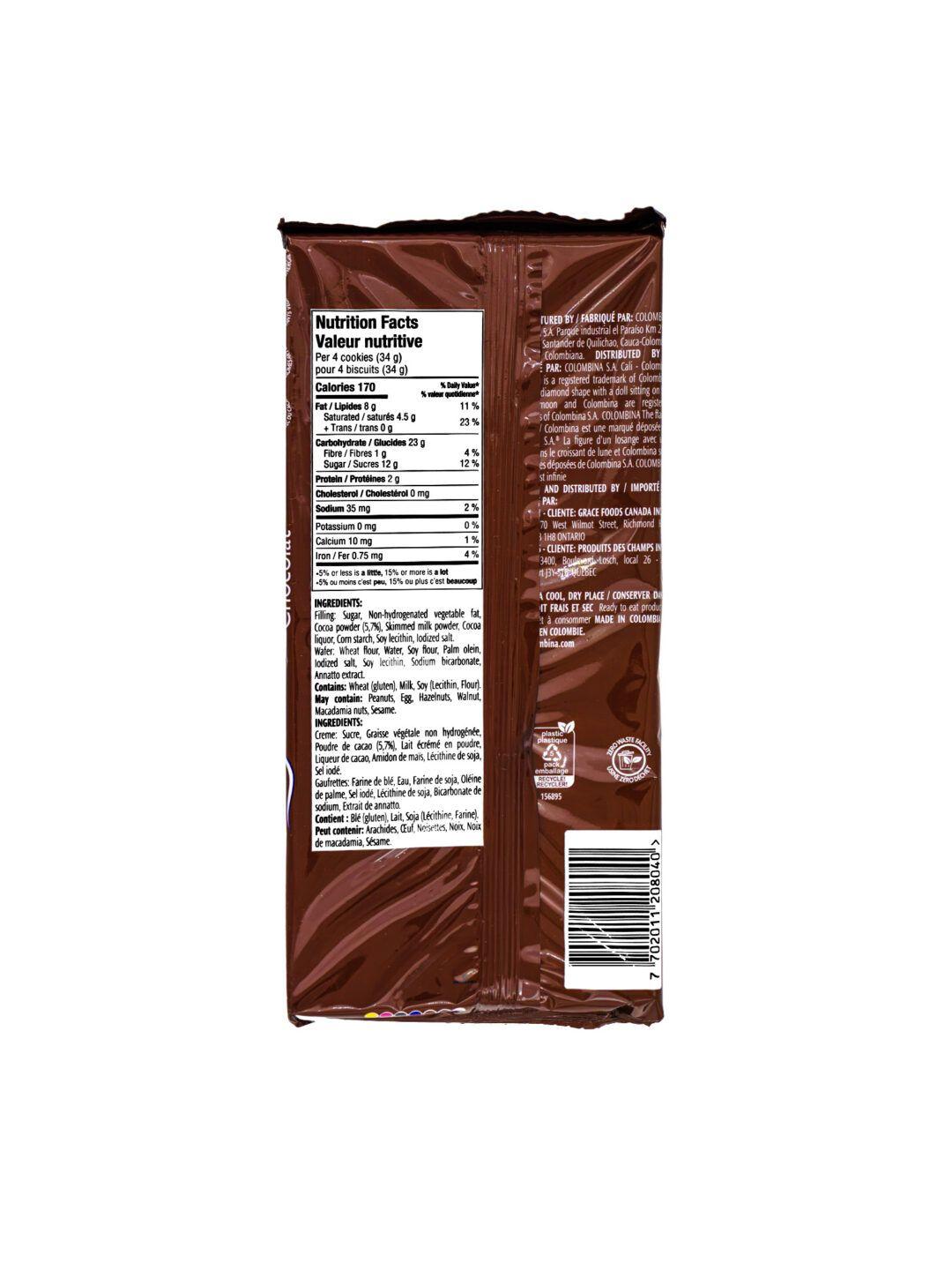 Colombina Bridge Chocolate