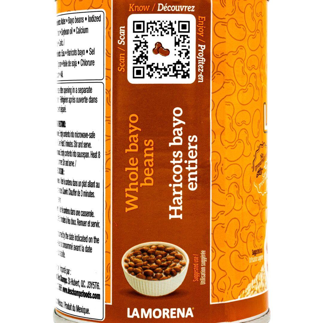 La Morena Whole Bayo Beans