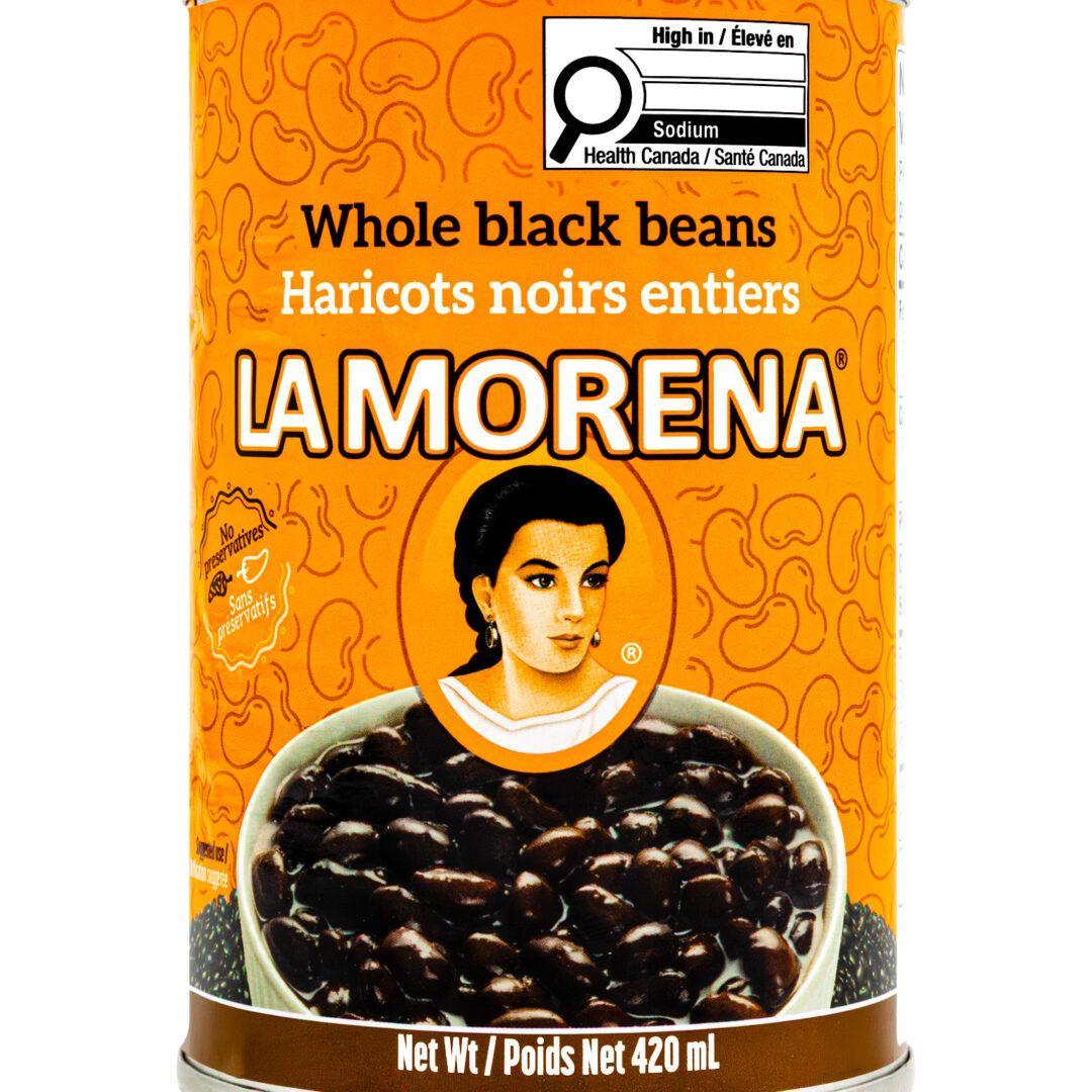 La Morena Whole Black Beans