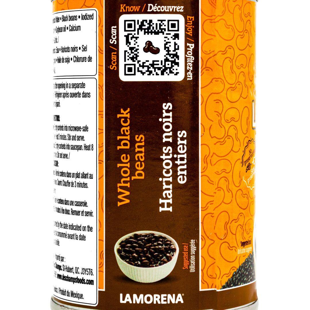 La Morena Whole Black Beans